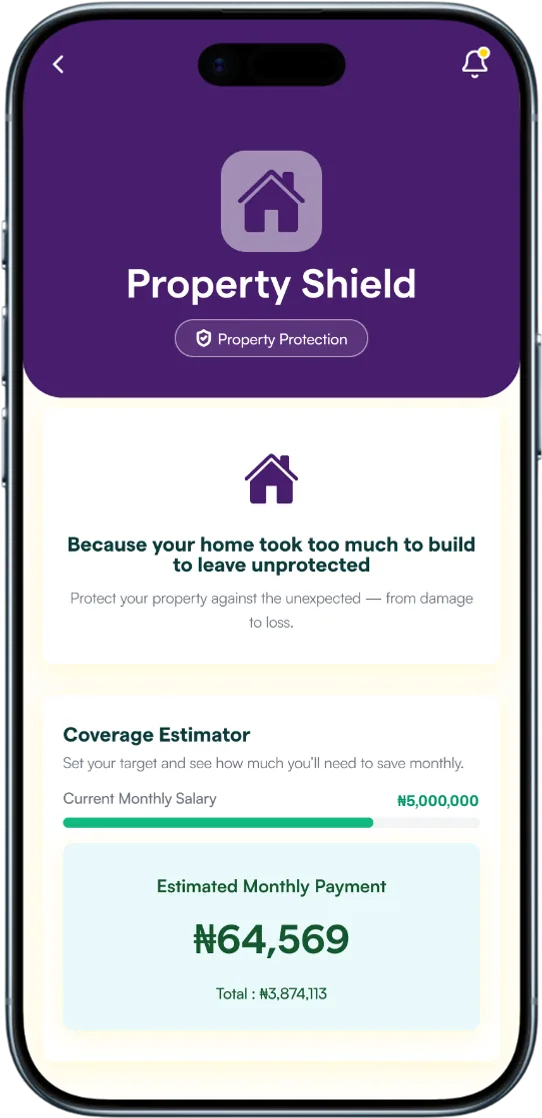 Property Shield card