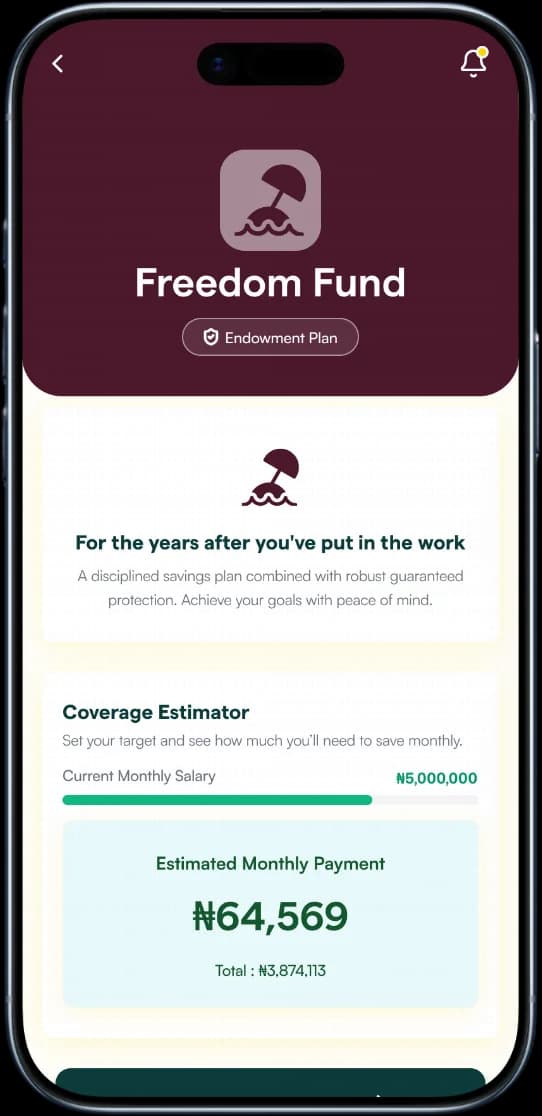 Freedom Fund app preview