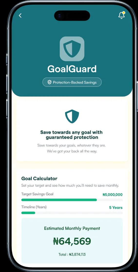 Goal Guard app preview