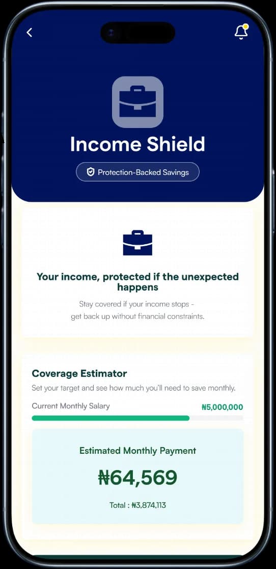 Income Shield app preview